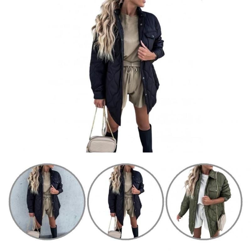 Women' Jackets Simple Cozy Lapel Women Jacket Comfortable Coat Thickened For Outdoor, White
Women' Jackets Simple Cozy Lapel Women Jacket Comfortable Coat Thickened For Outdoor, White