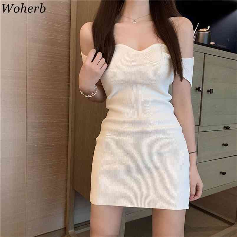 Sexy Off Shoulder Bodycon Dress Club Solid Stretch Knitted Dresses Women Korean Elegant Party Night Vestidos Summer Robe 210519, Black
Sexy Off Shoulder Bodycon Dress Club Solid Stretch Knitted Dresses Women Korean Elegant Party Night Vestidos Summer Robe 210519, Black