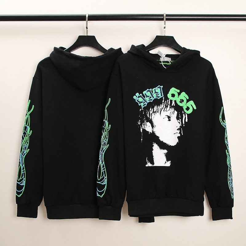 Co branded sweater men's hooded autumn and winter fashion loose hip hop rock coat Terry, Black
Co branded sweater men's hooded autumn and winter fashion loose hip hop rock coat Terry, Black
