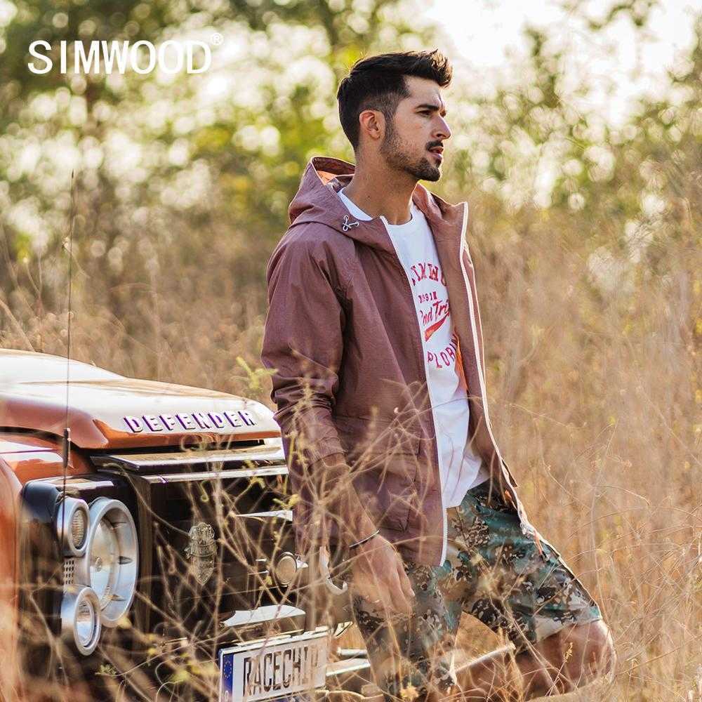 Autumn plaid jacket men hooded casual outerwear plus size windbreaker coats high quality SJ130053 210819