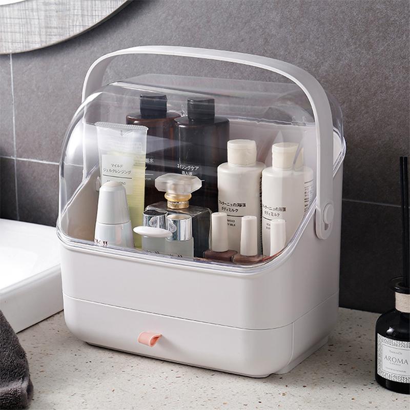 Jewelry Pouches, Bags 2021 Large Capacity Cosmetic Storage Box Waterproof Dustproof Bathroom Desktop Beauty Makeup Organizer Container, Pink;blue
Jewelry Pouches, Bags 2021 Large Capacity Cosmetic Storage Box Waterproof Dustproof Bathroom Desktop Beauty Makeup Organizer Container, Pink;blue