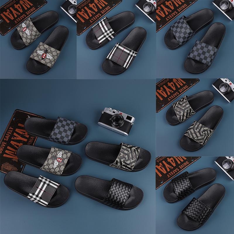 Grid pattern Slippers Designer Mens Non-slip and comfortable Rubber Slides Sandals Outdoor Beach Casual Flip Flops Flats slipper, #2
Grid pattern Slippers Designer Mens Non-slip and comfortable Rubber Slides Sandals Outdoor Beach Casual Flip Flops Flats slipper, #2
