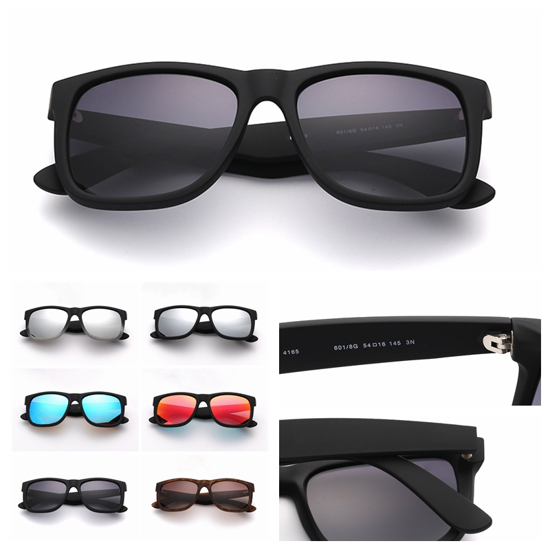 fashion Justin Sunglasses 54mm Mens Womens Polarized Sunglass Design Sun Glass UV Protection Nylon Lenses des lunettes de soleil for man woman gift