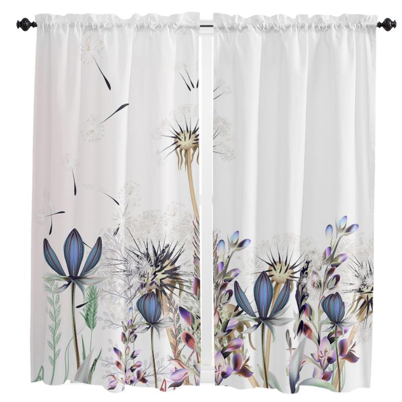 Curtain & Drapes Dandelion Flower Watercolor Painting Window Curtains For Living Room Luxury Bedroom Treatment Kitchen Short
Curtain & Drapes Dandelion Flower Watercolor Painting Window Curtains For Living Room Luxury Bedroom Treatment Kitchen Short