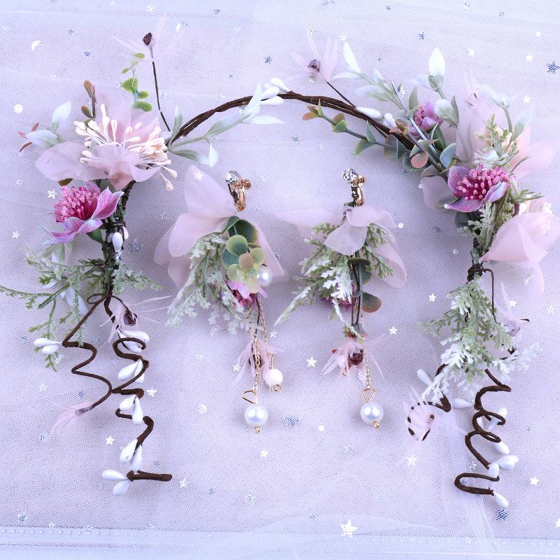 Headpieces Korean Fairy Tale Garland Hair Hoop Earrings Set 2021 Delicious Wedding Seaside Travel Po Accessories
Headpieces Korean Fairy Tale Garland Hair Hoop Earrings Set 2021 Delicious Wedding Seaside Travel Po Accessories
