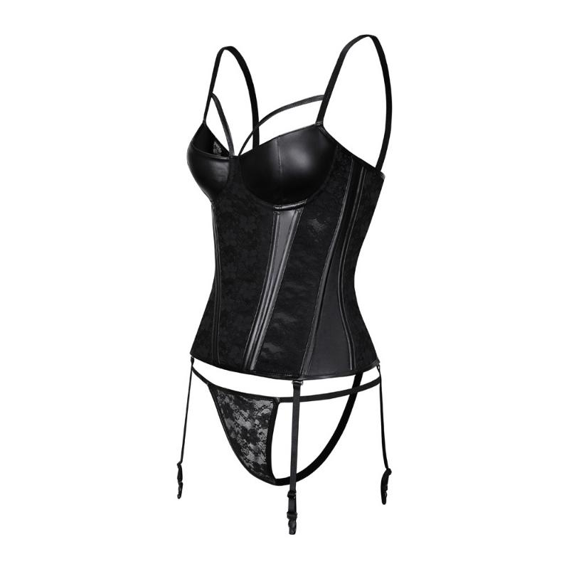Waist Support Sexy Corset Top Shoulder Straps Shaping Underwear Gothic Bustier Cincher Overbust Garters Femme Espartilho Women Shapers, Black;gray
Waist Support Sexy Corset Top Shoulder Straps Shaping Underwear Gothic Bustier Cincher Overbust Garters Femme Espartilho Women Shapers, Black;gray