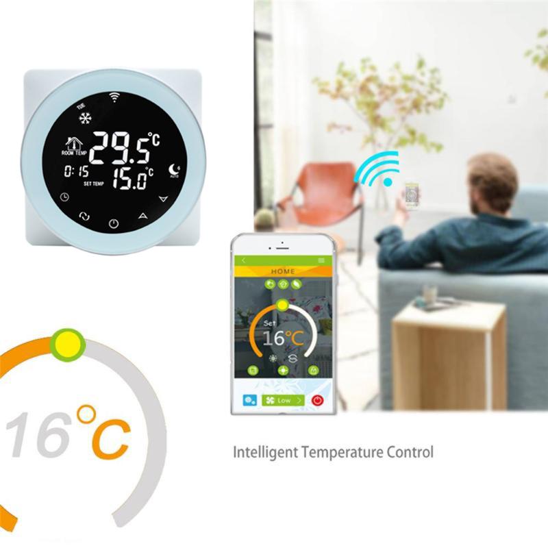 Smart Home Control Wifi Thermostat Gas Boiler Heating A Convex Programmable Temperature Controller Alexa /Google Winter
Smart Home Control Wifi Thermostat Gas Boiler Heating A Convex Programmable Temperature Controller Alexa /Google Winter