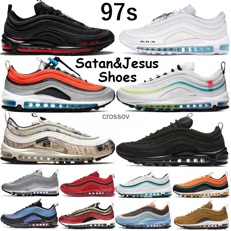 2021 TOP Quality 97 Mschf Lil Nas x Satan Luke inri jesus Running Shoes White Ice Black Bullet Sean Wotherspoon Off Men Women Sports
2021 TOP Quality 97 Mschf Lil Nas x Satan Luke inri jesus Running Shoes White Ice Black Bullet Sean Wotherspoon Off Men Women Sports