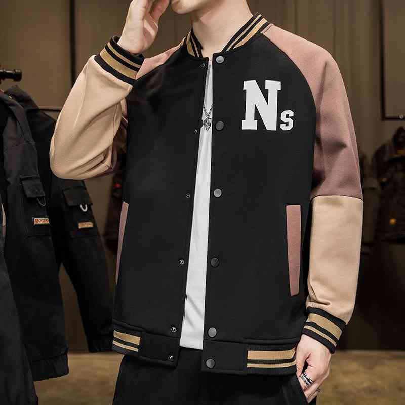 Baseball 2021 autumn new Korean Trend jacket casual versatile coat ins men's wear, Black;brown
Baseball 2021 autumn new Korean Trend jacket casual versatile coat ins men's wear, Black;brown