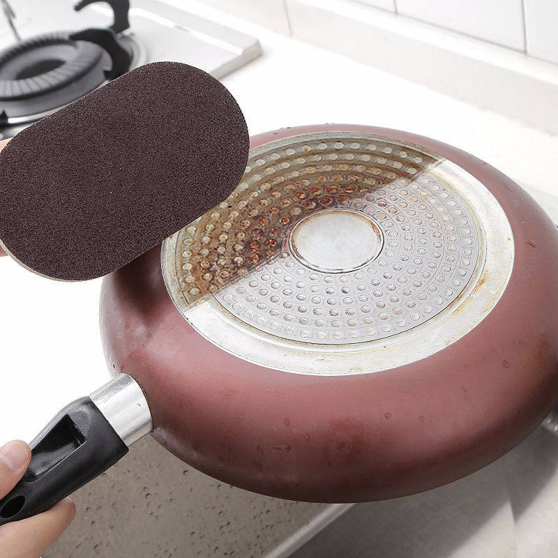 Bath Brushes Sponge Tiles Brush Household Cleaning Tools Pot Dishes Window Cook Accessories Diamond Sand With Hand Protector