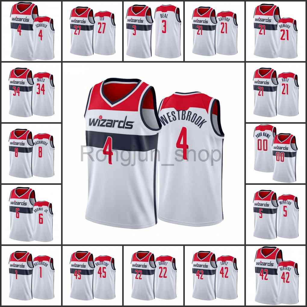 2021-22 75th Anniversary Printed Mens Basketball Washington Russell Westbrook Rui Hachimura Bradley Beal Daniel Gafford Wizard Custom White Jersey
2021-22 75th Anniversary Printed Mens Basketball Washington Russell Westbrook Rui Hachimura Bradley Beal Daniel Gafford Wizard Custom White Jersey