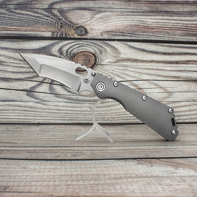 EVIL EYES custom folding knife SMF CC #69 sandblasting 3D non-slip titanium handle tanto nightmare m390 blade strong outdoor EDC tools tacti
EVIL EYES custom folding knife SMF CC #69 sandblasting 3D non-slip titanium handle tanto nightmare m390 blade strong outdoor EDC tools tacti