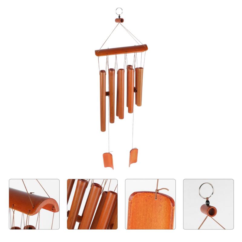 Decorative Objects & Figurines Wind Chime Bamboo Tubes Beech Church Bells Hanging Decor
Decorative Objects & Figurines Wind Chime Bamboo Tubes Beech Church Bells Hanging Decor