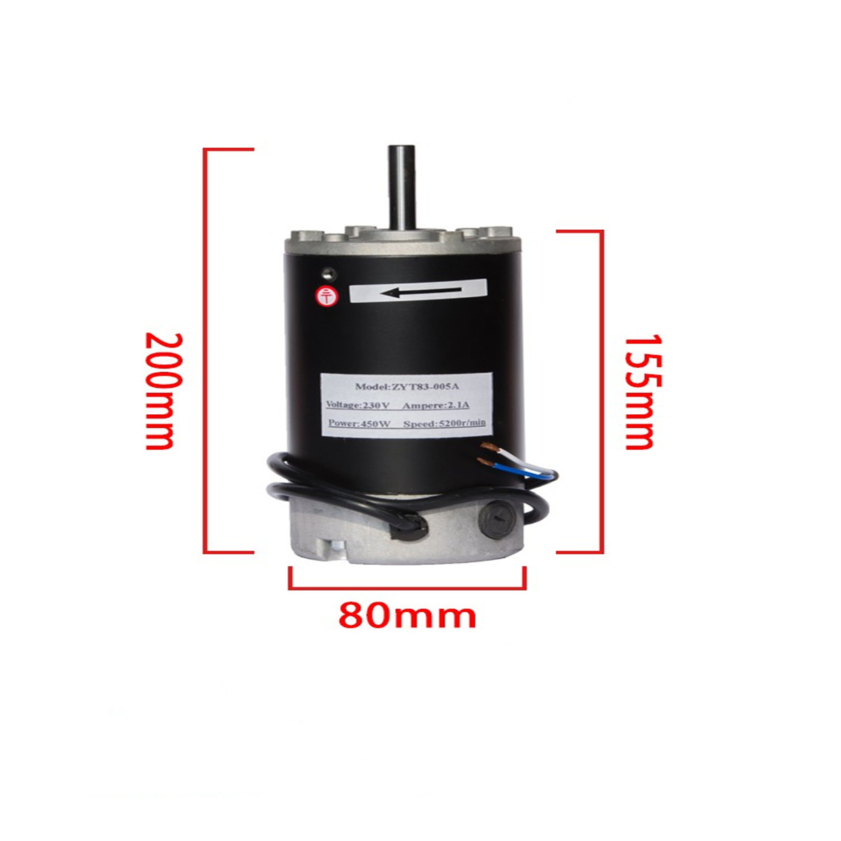 Mini Lathe Motor 450W DC Motor lathe accessories For wm180v wm210v