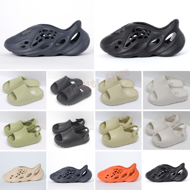 

Childrens Infant kan wester Shoes Bone Baby Black Slides Big Kids Summer Slippers Sandals Foam Toddlers Desert Sand Resin Beach Boy Girl, Color 8