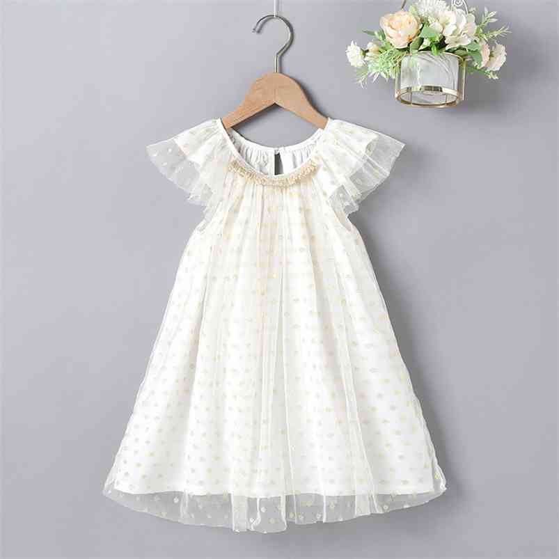 Summer Girls Dress Sleeveless O Neck Lace Dot Bodycon Cute School Style Vestidos 18M-6T 210629, White
Summer Girls Dress Sleeveless O Neck Lace Dot Bodycon Cute School Style Vestidos 18M-6T 210629, White