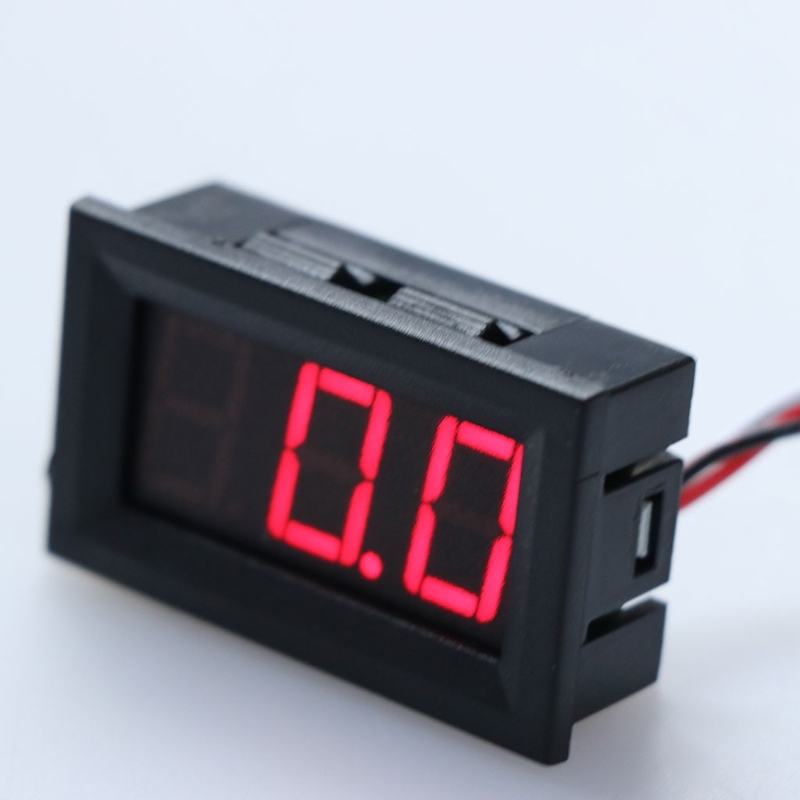 Dc 0-100V 3-wire Voltmeter Led 0.56in Digital Voltage Meter Panel Monitor Tester Tool