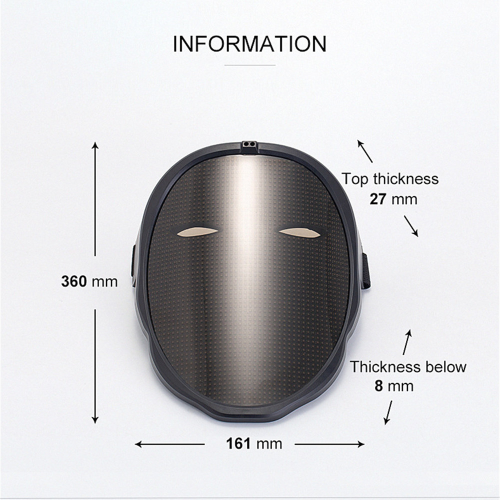 Original Shining Mask Bluetooth APP Change face Mask Programmable DIY Photo Full Color Animation Glowing LED Mask Display Board Party Christmas DJ Bar Child Gift
Original Shining Mask Bluetooth APP Change face Mask Programmable DIY Photo Full Color Animation Glowing LED Mask Display Board Party Christmas DJ Bar Child Gift
