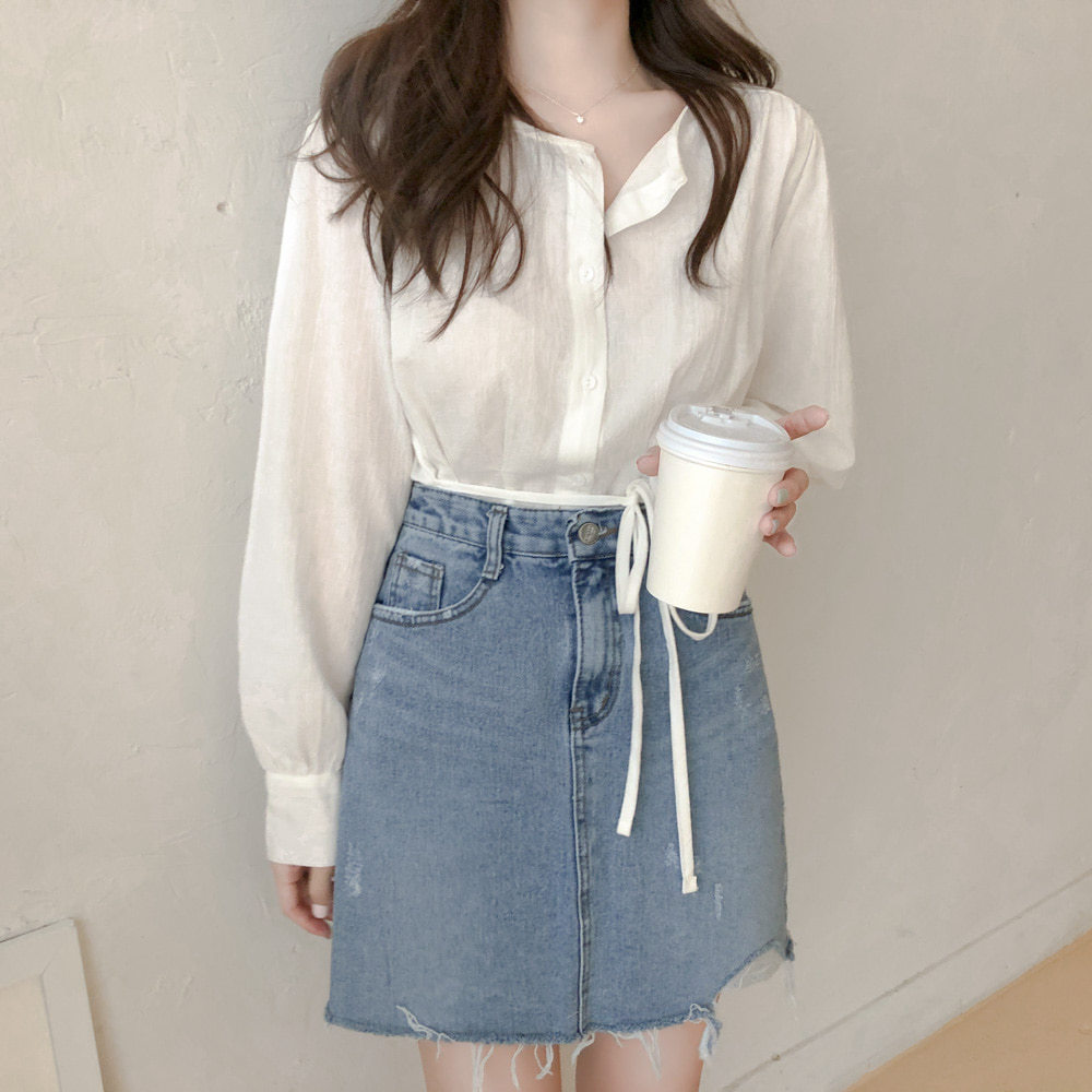 S-XL Spring femme Casual Cotton and linen Women Shirts Loose long Sleeve Patchwork Blouses Female Top vetement 210423