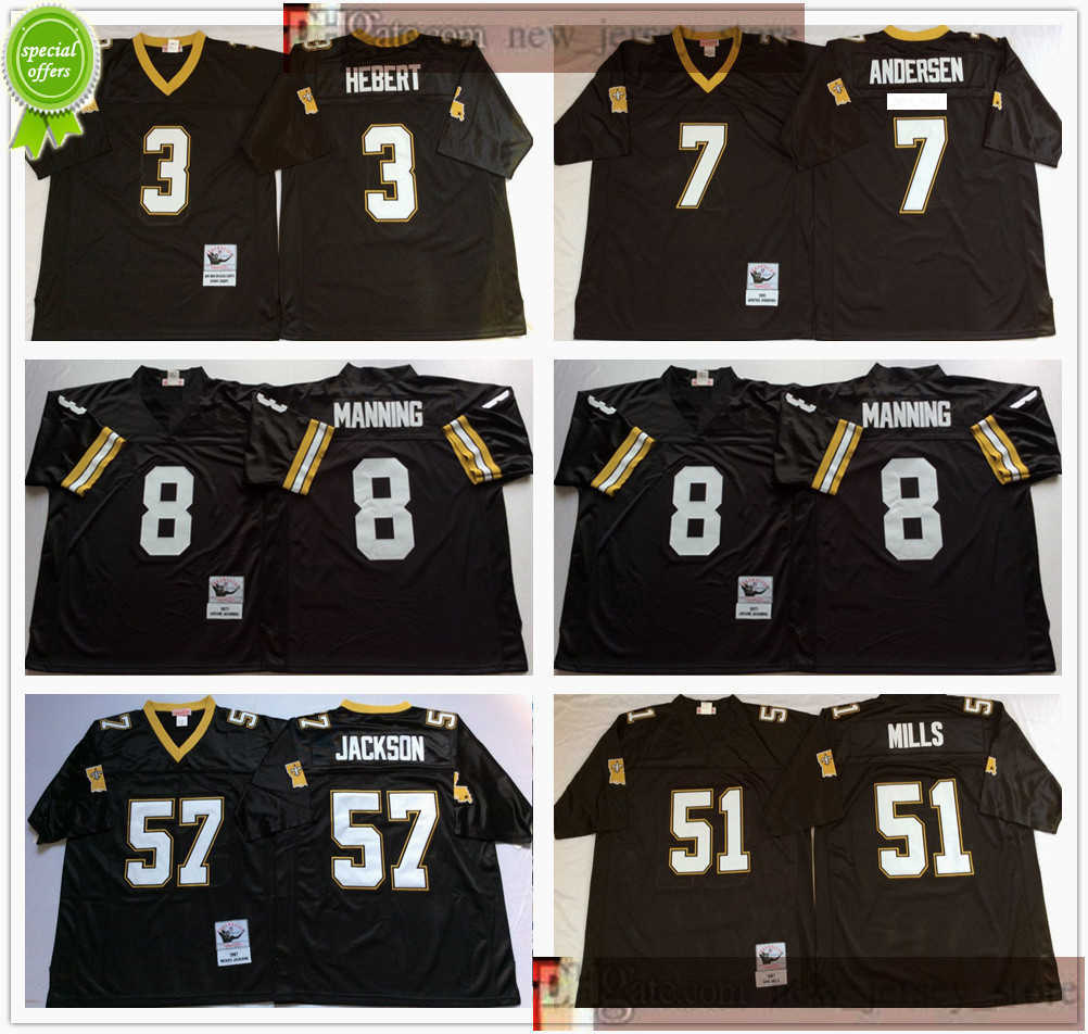 NCAA Football Retro Vintage 3 Bobby Hebert Jersey Morten Andersen Archie Manning Sam Mills Rickey Jackson Jerseys Mens Black Color, Black;red
NCAA Football Retro Vintage 3 Bobby Hebert Jersey Morten Andersen Archie Manning Sam Mills Rickey Jackson Jerseys Mens Black Color, Black;red