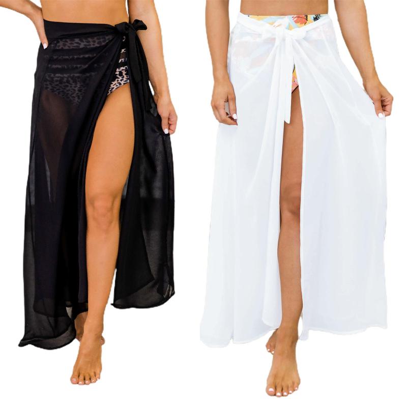 Women' Mesh Skirt 2021 Fashion Simple Chiffon Solid Color Dress Lace Up Perspective Waist Swimwear Smock For Female, White
Women' Mesh Skirt 2021 Fashion Simple Chiffon Solid Color Dress Lace Up Perspective Waist Swimwear Smock For Female, White
