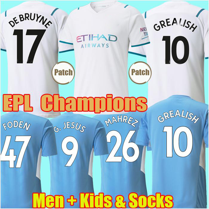 Man CITY soccer jersey CR7 Ronaldo STERLING FERRAN DE BRUYNE foden 21-22 football shirts uniform men kids kit G. JESUS, Player home
Man CITY soccer jersey CR7 Ronaldo STERLING FERRAN DE BRUYNE foden 21-22 football shirts uniform men kids kit G. JESUS, Player home