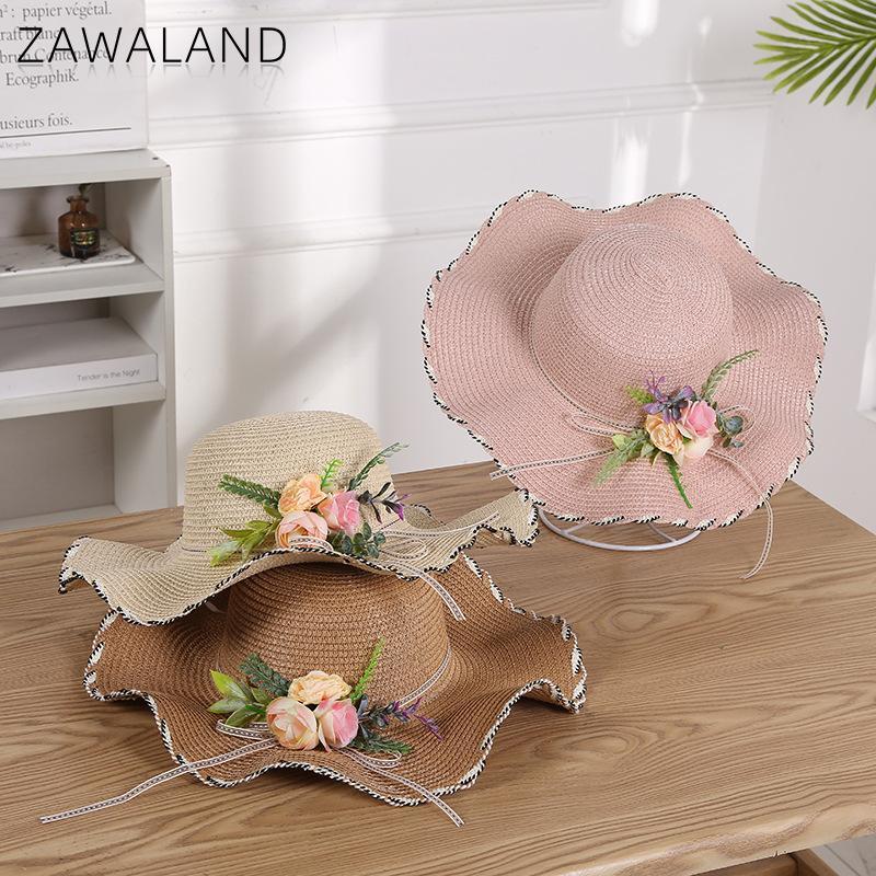 Wide Brim Hats Zawaland 2021 Summer Beach Sun Casual Flower Straw Outdoor Sports Caps Protection Domed Cap Headwear Decor, White
Wide Brim Hats Zawaland 2021 Summer Beach Sun Casual Flower Straw Outdoor Sports Caps Protection Domed Cap Headwear Decor, White