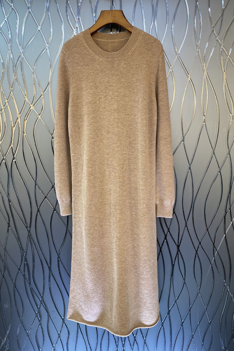 Pure Color Simple Wool Knitted Dress Womens Autumn European and American New Slimming Dress 9Y, Black non-return
Pure Color Simple Wool Knitted Dress Womens Autumn European and American New Slimming Dress 9Y, Black non-return