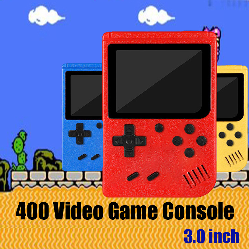 400-in-1 Handheld Video Game Console NES Retro 8-bit Design 3.0 inch LCD 400 Classic Games Supports Two Players AV Output Pocket Gameboy Wit
400-in-1 Handheld Video Game Console NES Retro 8-bit Design 3.0 inch LCD 400 Classic Games Supports Two Players AV Output Pocket Gameboy Wit