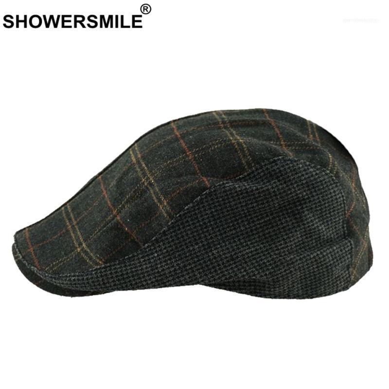 Berets SHOWERSMILE Wool Beret Men Duckbill Hat Vintage Tweed Woolen Plaid Patchwork Sboy British Style Winter Spring Male Flat Cap1
Berets SHOWERSMILE Wool Beret Men Duckbill Hat Vintage Tweed Woolen Plaid Patchwork Sboy British Style Winter Spring Male Flat Cap1