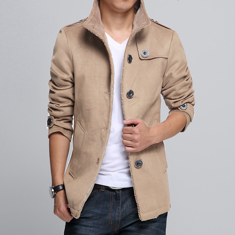 men's jackets nova chegada magro plus size homens inverno cáqui casaco blusão meninos outerwear mistura de lã manga longa masculin, Black;brown
men's jackets nova chegada magro plus size homens inverno cáqui casaco blusão meninos outerwear mistura de lã manga longa masculin, Black;brown