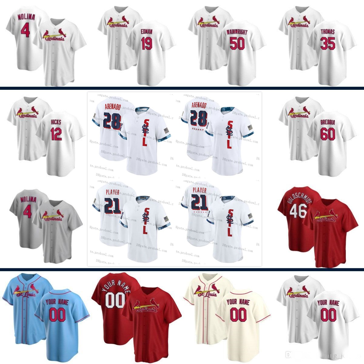 Hongque 28 Nolan Arenado Jersey 2021 All-Star Custom Stitched Paul Goldschmidt Yadier Molina Ozzie Smith Dexter Fowler Carpenter Baseball Jerseys Men /Women /Youth, Mens coolbase
Hongque 28 Nolan Arenado Jersey 2021 All-Star Custom Stitched Paul Goldschmidt Yadier Molina Ozzie Smith Dexter Fowler Carpenter Baseball Jerseys Men /Women /Youth, Mens coolbase