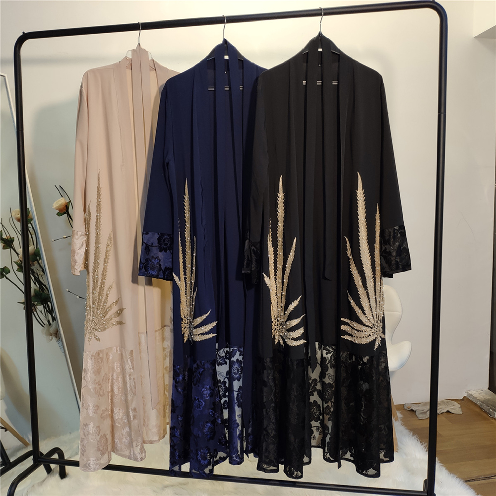Eid Mubarek Dubai Abaya Turkey Robe Longue Femme Muslim Fashion Kimono Kaftan Islam Clothing Abayas For Women Sukienki Mujer 
Eid Mubarek Dubai Abaya Turkey Robe Longue Femme Muslim Fashion Kimono Kaftan Islam Clothing Abayas For Women Sukienki Mujer