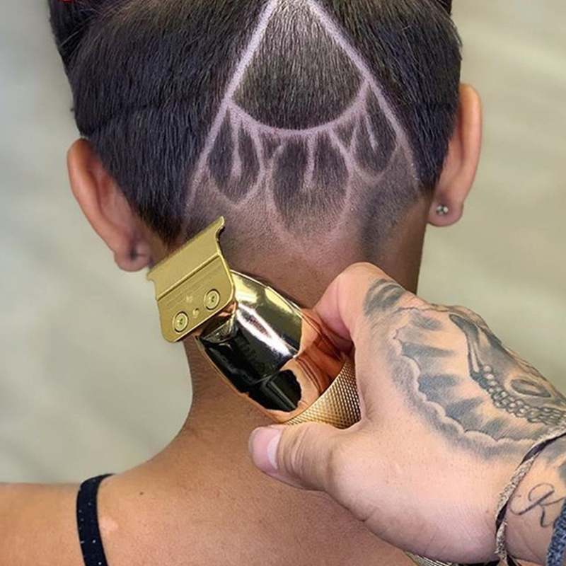 S9 Professional Cordless Outliner Trimmer Beard Clipper Barber Rechargeable Hair Cutting hine Hair Trimmer X250905