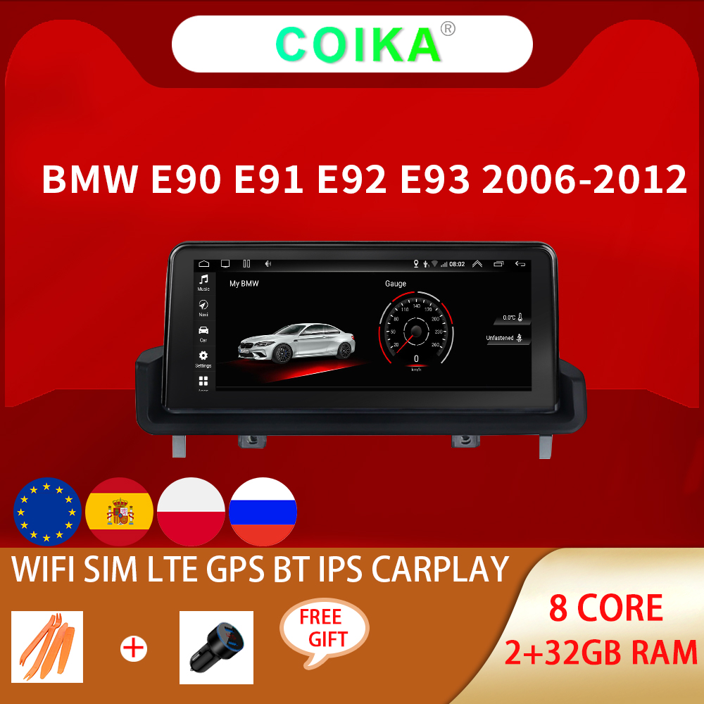 10.25 Carplay Car DVD player GPS Navi Setero For BMW E90 E91 E92 E93 Android 10 System WIFI 2+32 GB RAM Google Bluetooth Music Multimedia IPS Touch Screen
10.25 Carplay Car DVD player GPS Navi Setero For BMW E90 E91 E92 E93 Android 10 System WIFI 2+32 GB RAM Google Bluetooth Music Multimedia IPS Touch Screen