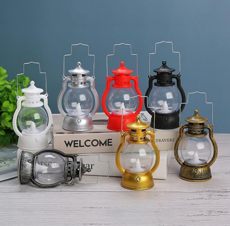 Halloween decoration retro small oil lamp Christmas gift pony lantern creative bar ghost festival atmosphere layout party night light SN5615