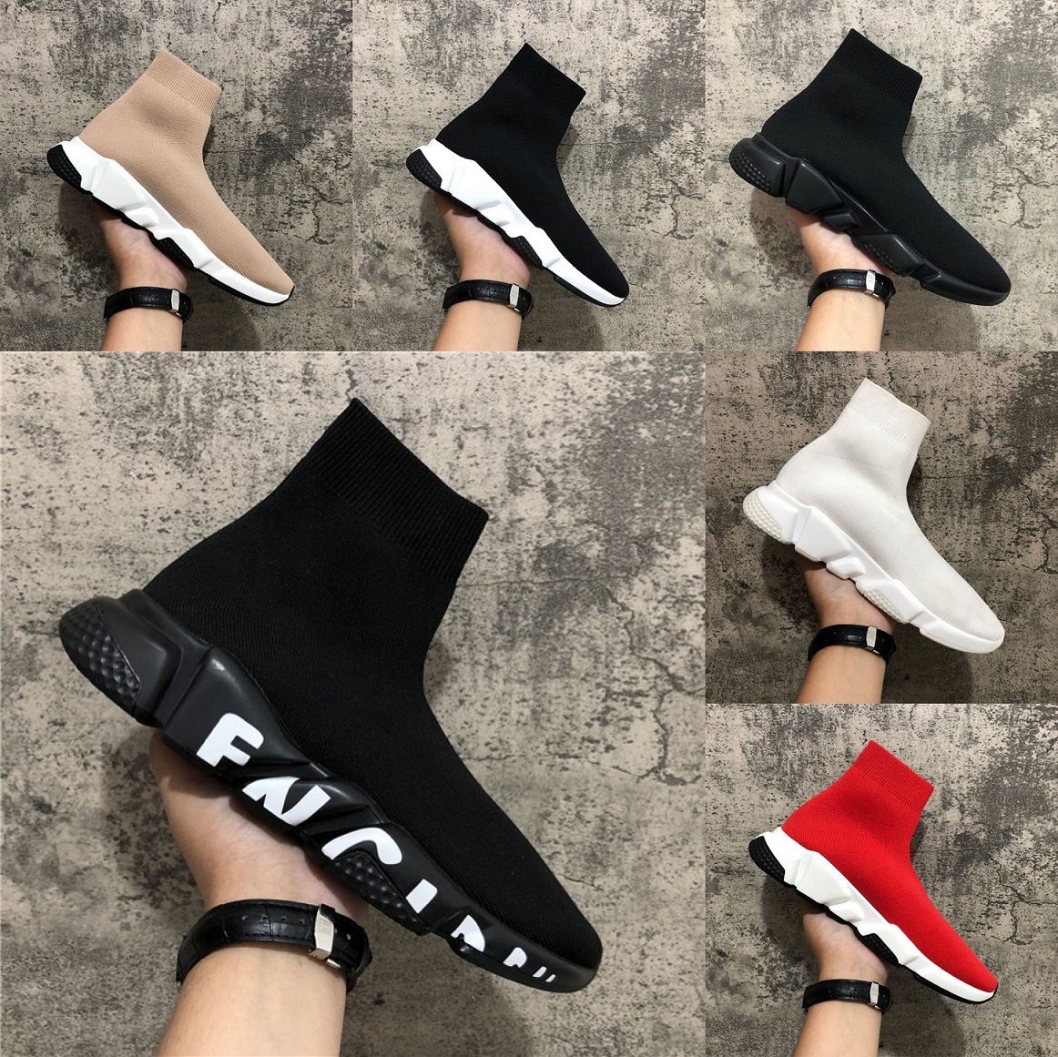 New Speed Trainer Shoes Party Black White Red High Sock Shoes Mens Womens Fashion Boots Triple Black Casual Shoes
New Speed Trainer Shoes Party Black White Red High Sock Shoes Mens Womens Fashion Boots Triple Black Casual Shoes