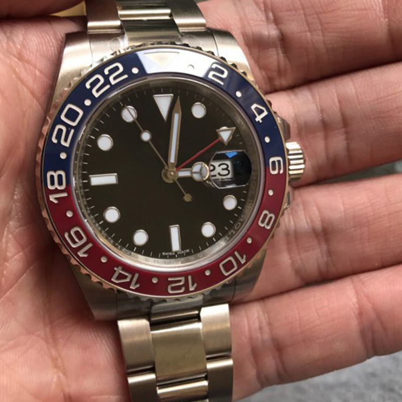 2019 Newly Listed V3 Version Wristwatch Batman GMT Deluxe Mens Watch 40mm Cola Ceramic Rotating Bezel Blue Magnifier Asia 2813 Automatic Movement Watches, As pic
2019 Newly Listed V3 Version Wristwatch Batman GMT Deluxe Mens Watch 40mm Cola Ceramic Rotating Bezel Blue Magnifier Asia 2813 Automatic Movement Watches, As pic