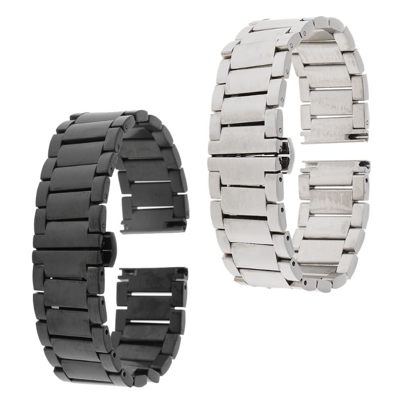 Watch Bands 20mm Straight End Link Band Adjustable Stainless Steel Butterfly Clasp Buckle Universal Wristband, Black;brown
Watch Bands 20mm Straight End Link Band Adjustable Stainless Steel Butterfly Clasp Buckle Universal Wristband, Black;brown
