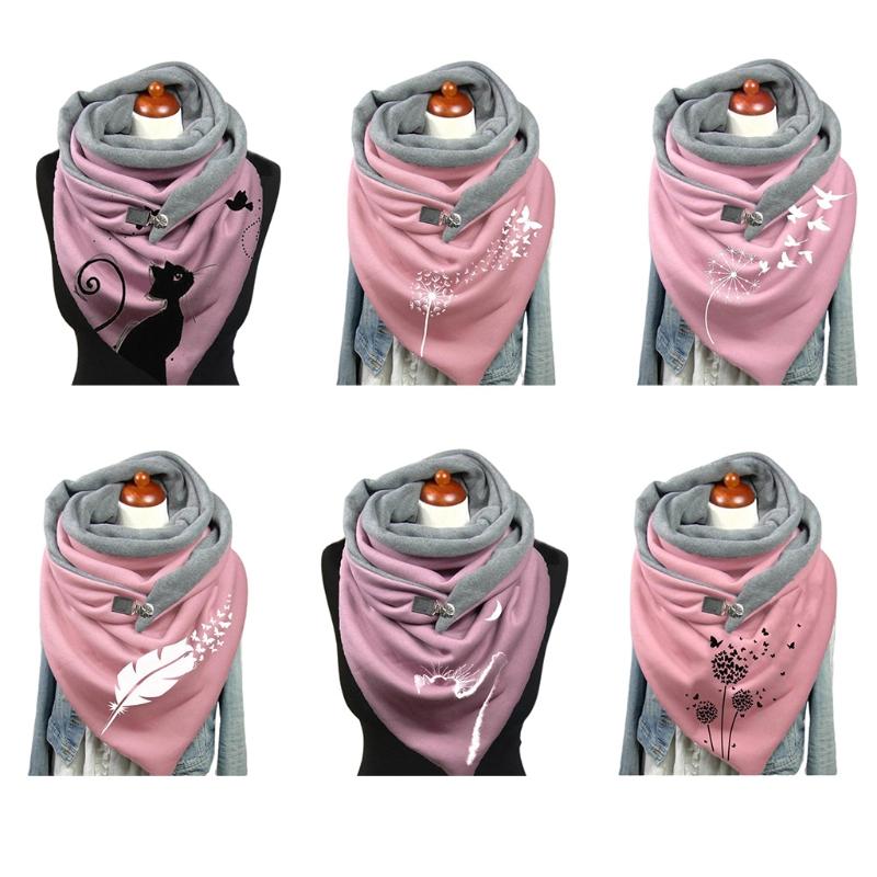 Hats, Scarves & Gloves Sets Fashion Winter Scarf For Women Printing Button Soft Wrap Casual Warm Shawl Foulard Female Neck Bandana Cotton Gi
Hats, Scarves & Gloves Sets Fashion Winter Scarf For Women Printing Button Soft Wrap Casual Warm Shawl Foulard Female Neck Bandana Cotton Gi