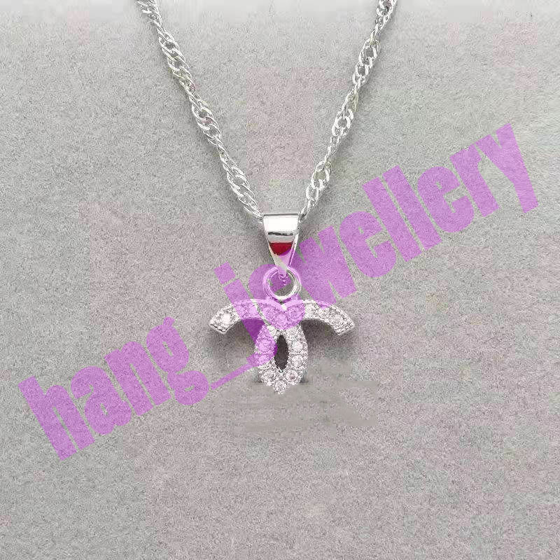 Open as C Gold Plated Necklaces Diamond Pendant Letter Necklace Rhinestone Clavicle Chain for Women Channel Charms, Silver
Open as C Gold Plated Necklaces Diamond Pendant Letter Necklace Rhinestone Clavicle Chain for Women Channel Charms, Silver