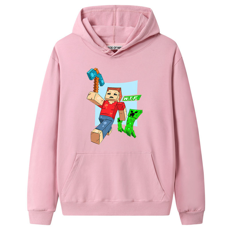 Machine stitch pattern solid color men's hooded sweater long-sleeved sweater loose, comfortable and soft Minecraft, White;black
Machine stitch pattern solid color men's hooded sweater long-sleeved sweater loose, comfortable and soft Minecraft, White;black