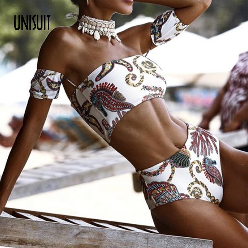 Women' Swimwear Sexy Short Sleeve High Waist Swimsuit 2021 Push Up Bikini Set Printing Bathing Suit Women Brazilian Beachwear, 01 print
Women' Swimwear Sexy Short Sleeve High Waist Swimsuit 2021 Push Up Bikini Set Printing Bathing Suit Women Brazilian Beachwear, 01 print