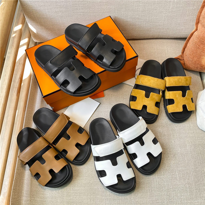 2021 Chypre Sandals Women Black White H Flat Leather Slippers Designer Shoes Size 35-40
2021 Chypre Sandals Women Black White H Flat Leather Slippers Designer Shoes Size 35-40