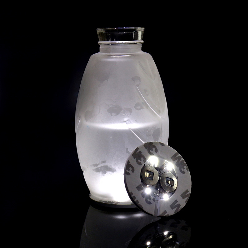 LED Coaster Sticker Lighting LEDs Bottles Lights Cup Holder Light fors Wine Liquor Bottley Bottle Sparklers Champagne Party Bar Colds CRESTECH