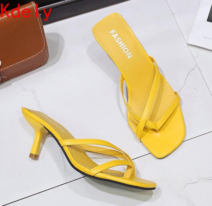 Women Sandals Leather Yellow Sexy Pumps Fashion Wedding Stiletto Zapatillas Mujer Casa Sapatos Femininos, Black
Women Sandals Leather Yellow Sexy Pumps Fashion Wedding Stiletto Zapatillas Mujer Casa Sapatos Femininos, Black