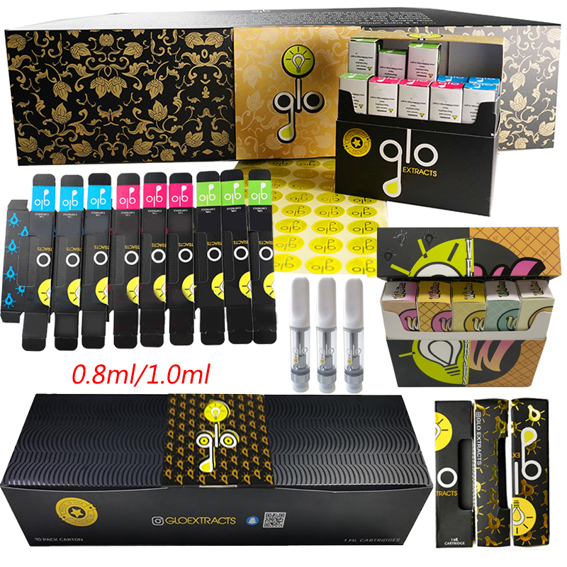 GLO Extracts Vape Cartridges Packaging Newest Atomizers 0.8ml 1.0ml Carts Ceramic Coil Empty Vapes Pens Cartridge Thick Oil Vaporizer
GLO Extracts Vape Cartridges Packaging Newest Atomizers 0.8ml 1.0ml Carts Ceramic Coil Empty Vapes Pens Cartridge Thick Oil Vaporizer