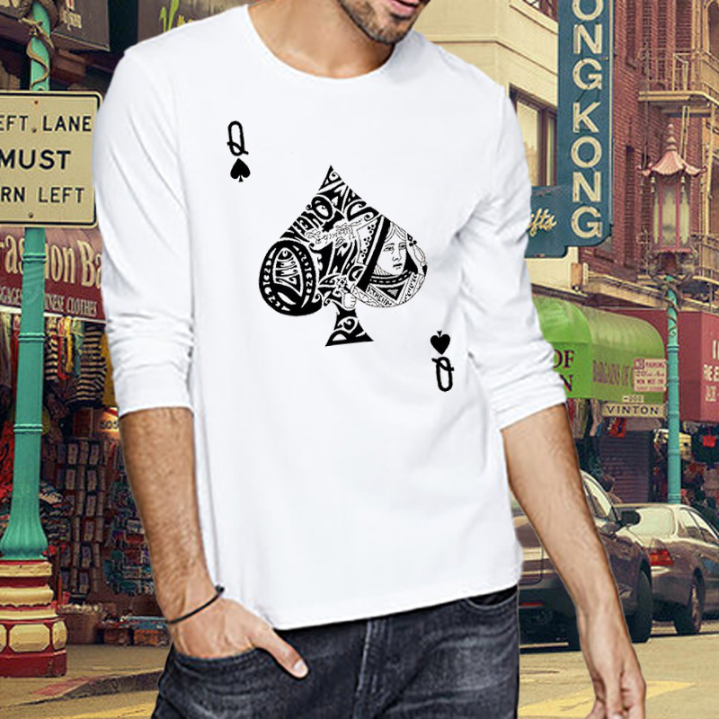spring and autumn men's long t-shirt men's pure cotton round neck cloth fashion brand men's fashion, White;black
spring and autumn men's long t-shirt men's pure cotton round neck cloth fashion brand men's fashion, White;black