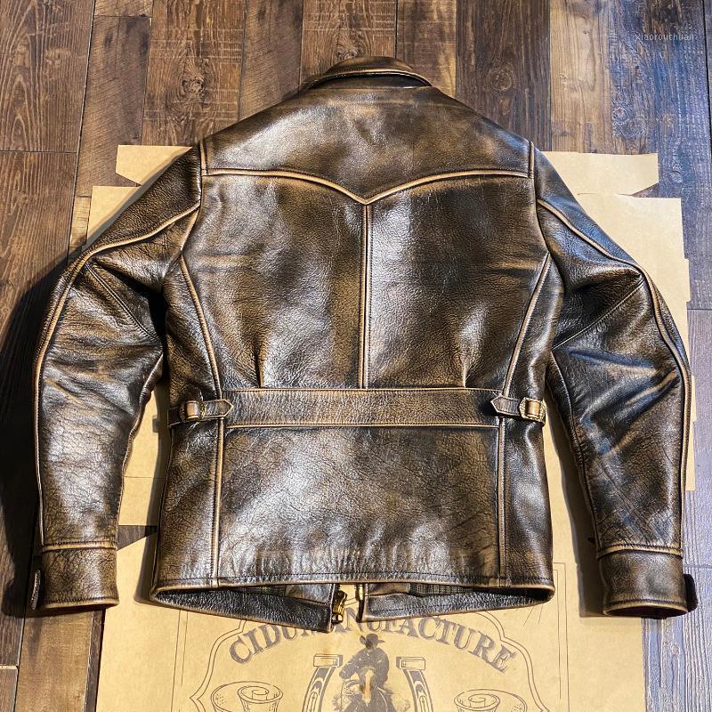 Men' Leather & Faux Description CDBT1550 Read ! Asian Size Super Quality Genuine Cow Coat Cowhide Aged Washing Jacket, As pic
Men' Leather & Faux Description CDBT1550 Read ! Asian Size Super Quality Genuine Cow Coat Cowhide Aged Washing Jacket, As pic