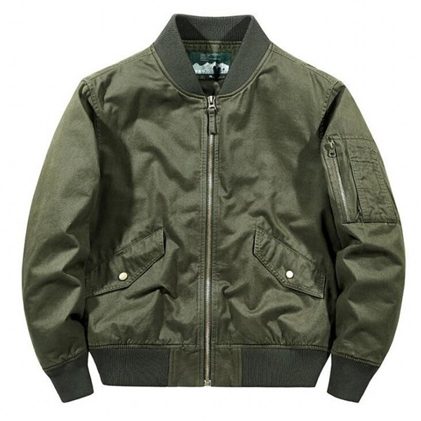 Men's Warm Fleece Bomber Jacket - Casual Tactical Outerwear, Thick Coats For Autumn & Winter, Sizes M-5Xl B3